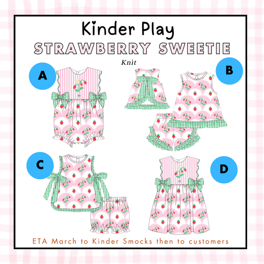 Kinder Play PO 1: Strawberry Sweetie (ETA: March to KS then to customers)