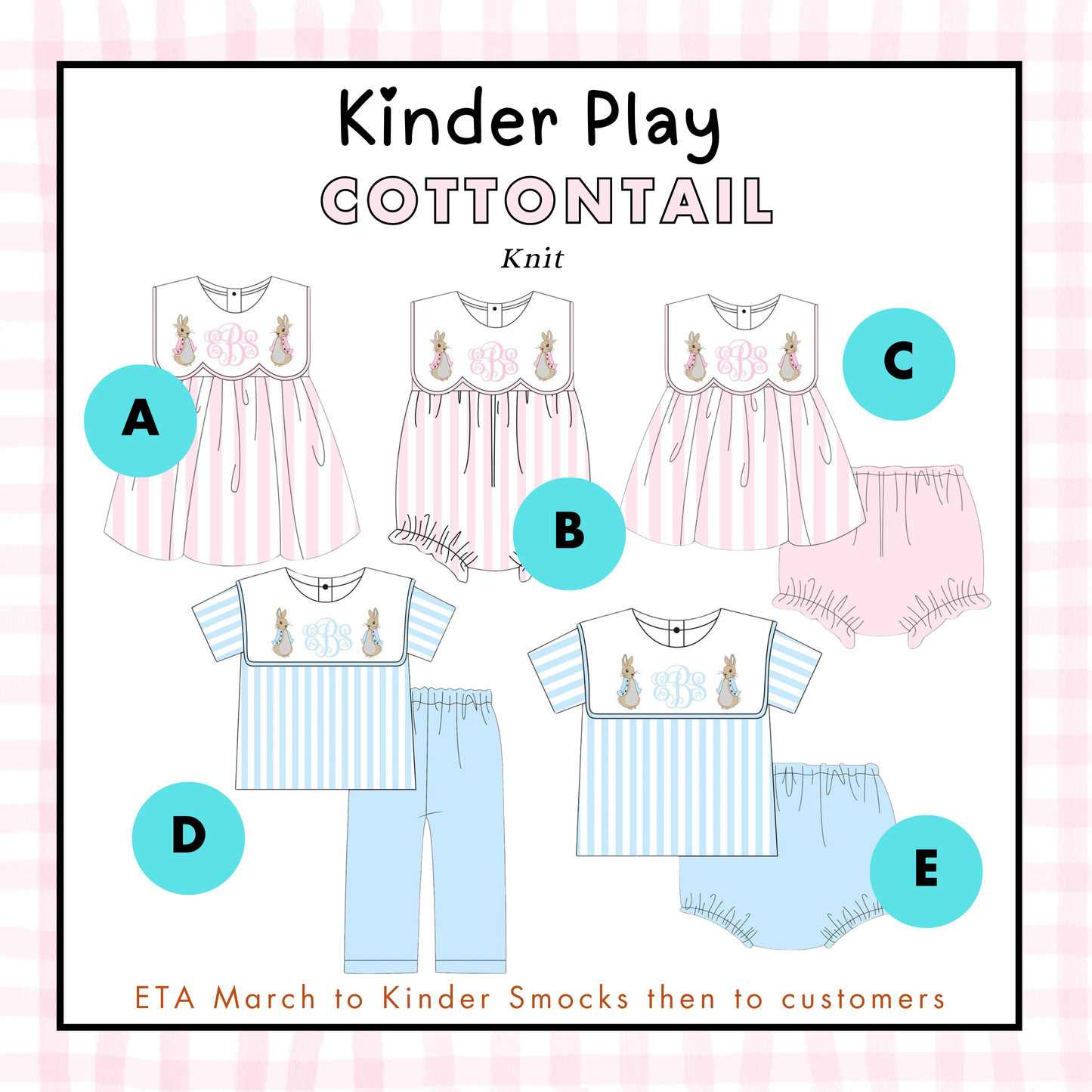 Kinder Play PO 1: Cottontail (ETA: March to KS then to customers)