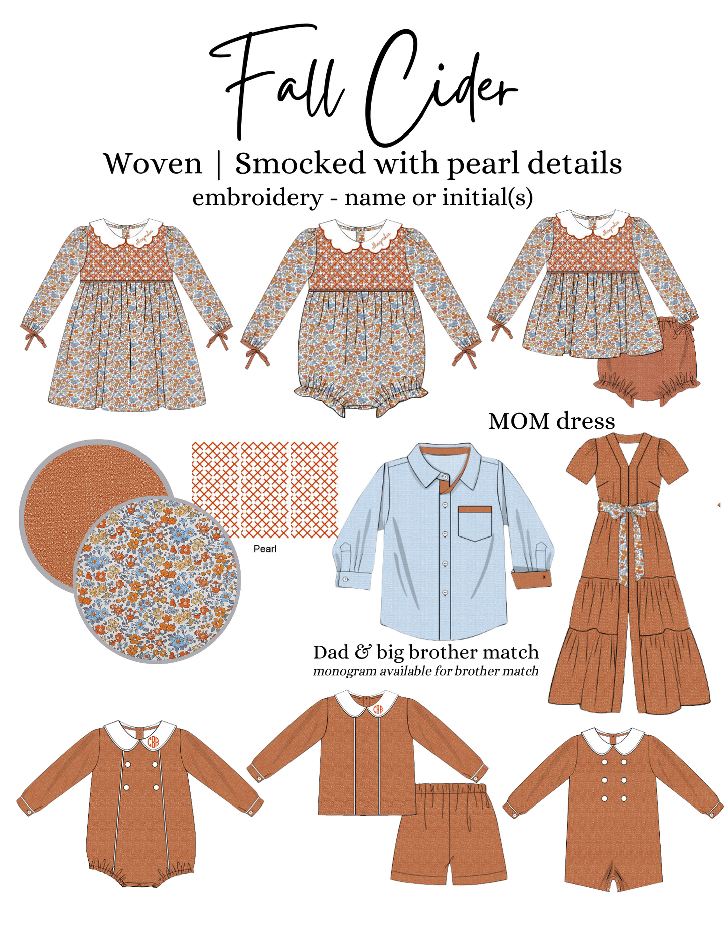 KS Fall Extras: Fall Cider Mom Dress (RTS: 3-5 business days)