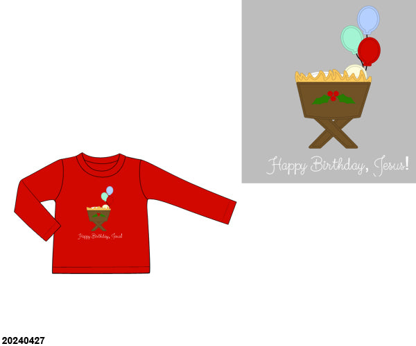 RTS KS Christmas: Happy Birthday Jesus Jogger Set