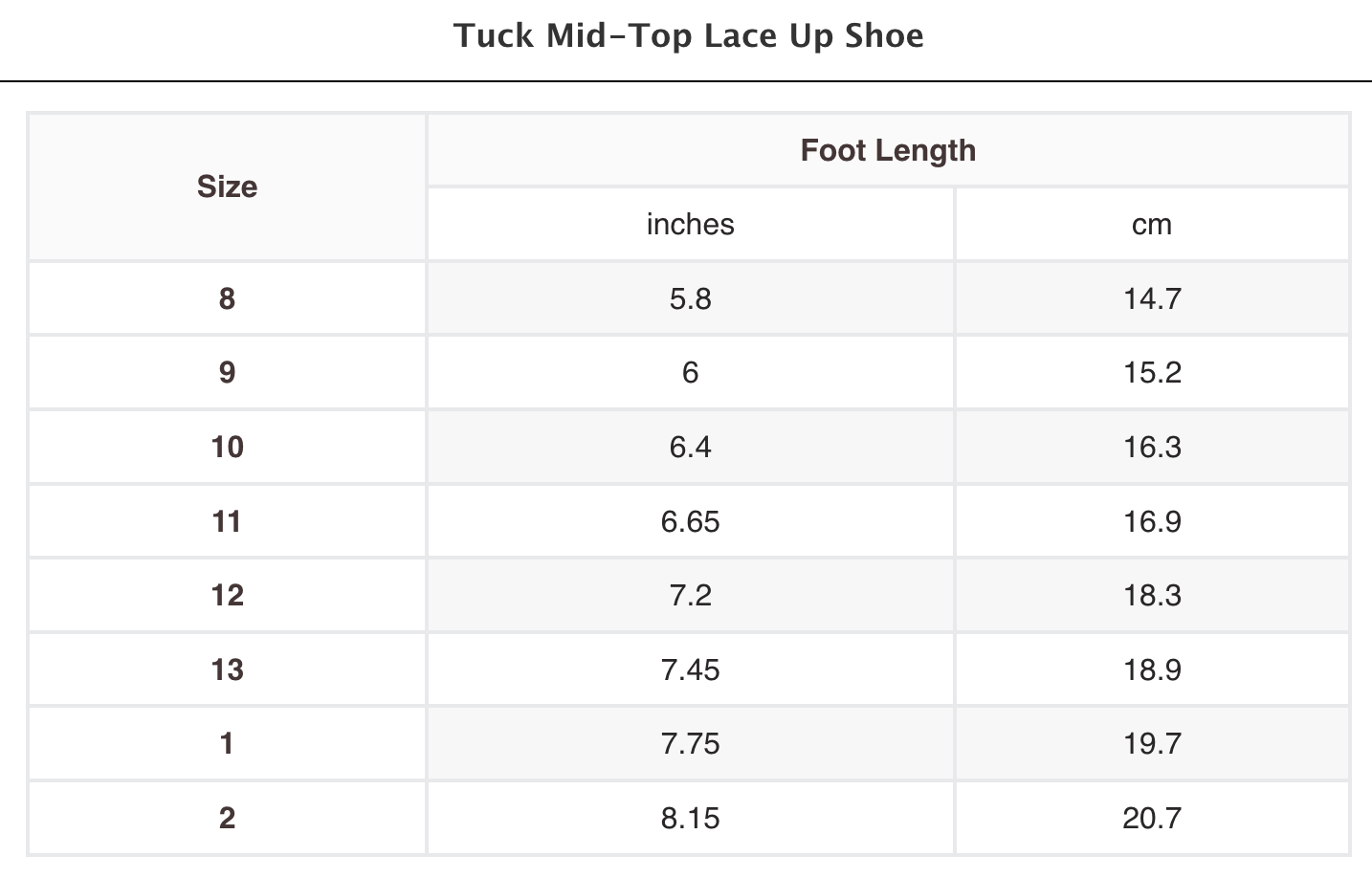 L’amour Tuck Mid-Top Lace Up Shoe