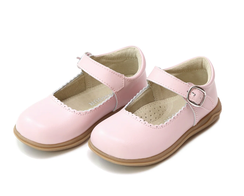 L’amour Chloe Classic Scalloped Leather Mary Jane (ETA: Mid November to KS then to customers)