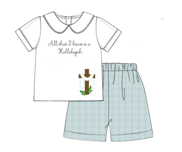 Gratitude Shorts Set