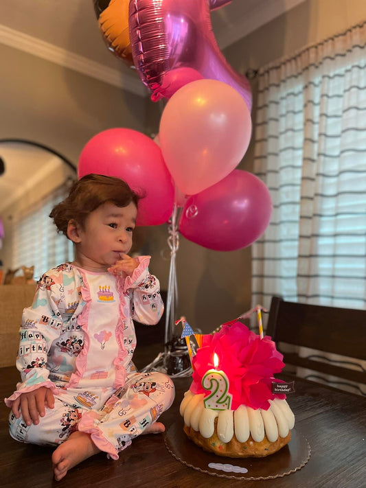 Birthday Jammies Girl Set