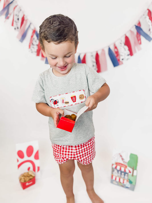 Summer: Smocked CFA Shorts Set