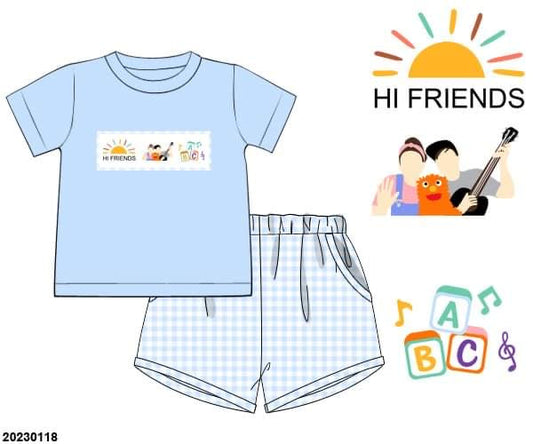 KS CLASSICS: Hi Friends! Shortie Set (RTS 3-5 business days)