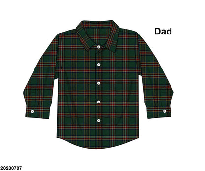 RTS KS Christmas: Bryant Tartan Dad Shirt
