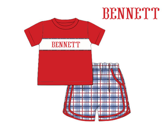 PRE-ORDER 43 Sweet Summer Part One: Land That I Love Shorts Set (LITTLE FIRECRACKER)
