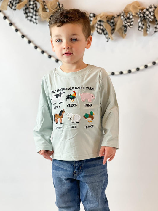 Old MacDonald Long Sleeves Shirt Only