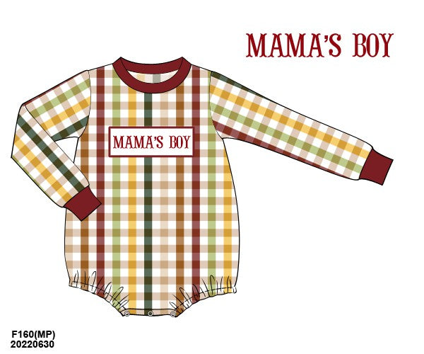 KS Fall Extras: "MAMA'S BOY" Harvest Wishes Bubble (RTS: 3-5 business days)