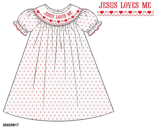 [WHOLESALE] PRE-ORDER 38 Hello 2026: Red Swiss Dots Short Sleeves Dress (ETA: November to KS then to customers)
