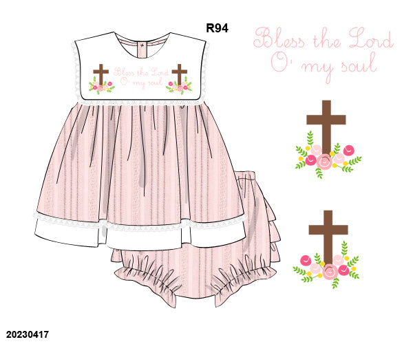 PO 11: 'Bless The Lord, O' My Soul' Bloomer Set (Ready to Ship)