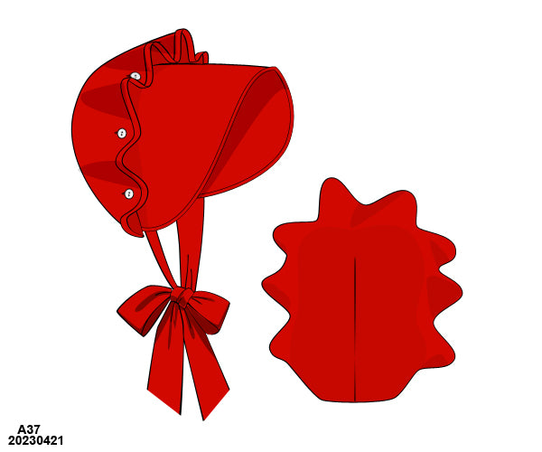 RTS KS Christmas: Red Bonnet (ships out in 3–5 business days)