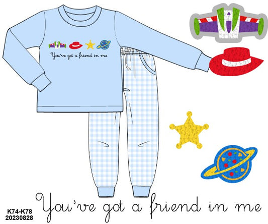 RTS PO 26 Valentine's Day + St. Patrick's Day: Friend In Me Joggers Set (3-5 business days)