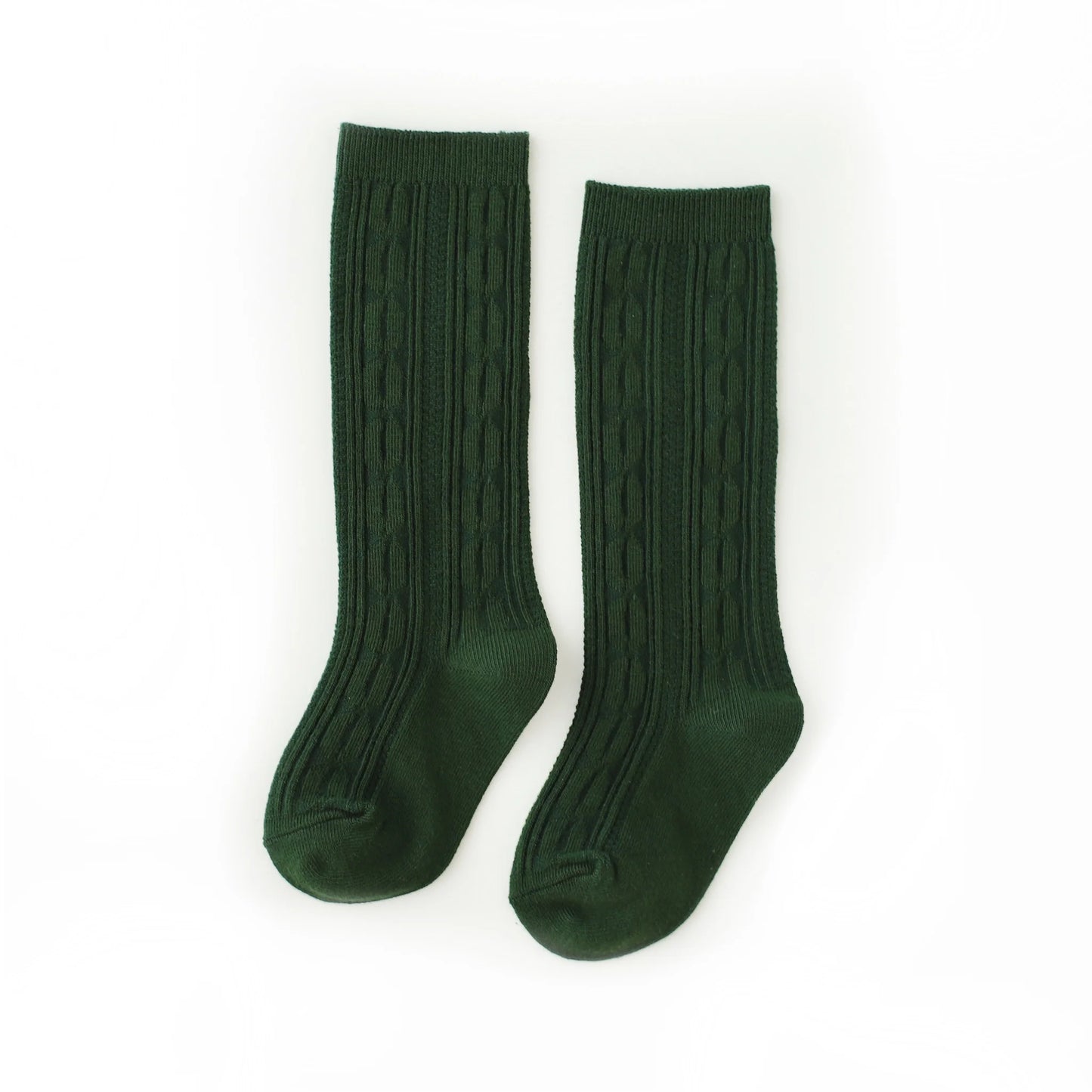 Little Stocking Co Forest Cable Knit Knee High Socks