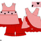 Geometric Mouse Girl Shorts Set